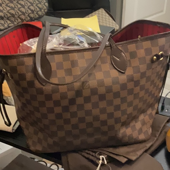 LV DAMIER NEVERFUL MM - Picture 1 of 1